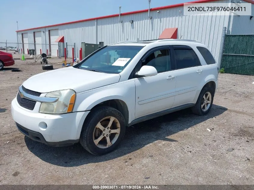 2007 Chevrolet Equinox Lt VIN: 2CNDL73F976046411 Lot: 39903071