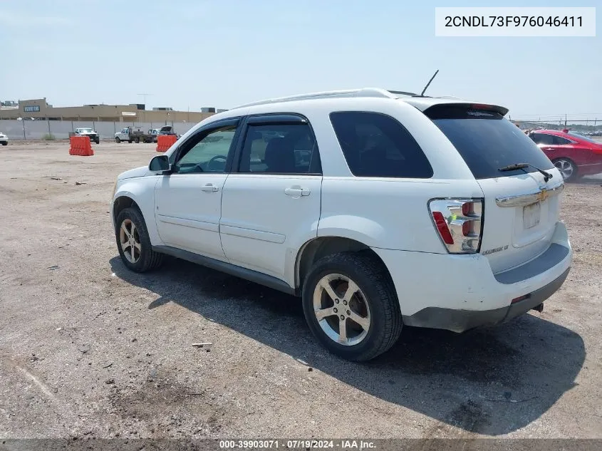 2007 Chevrolet Equinox Lt VIN: 2CNDL73F976046411 Lot: 39903071