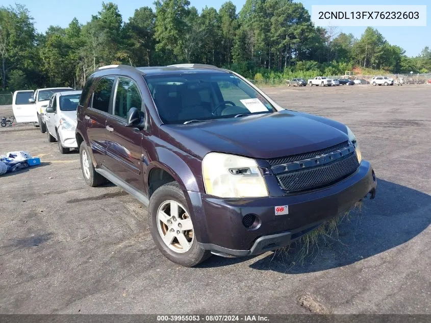 2CNDL13FX76232603 2007 Chevrolet Equinox Ls