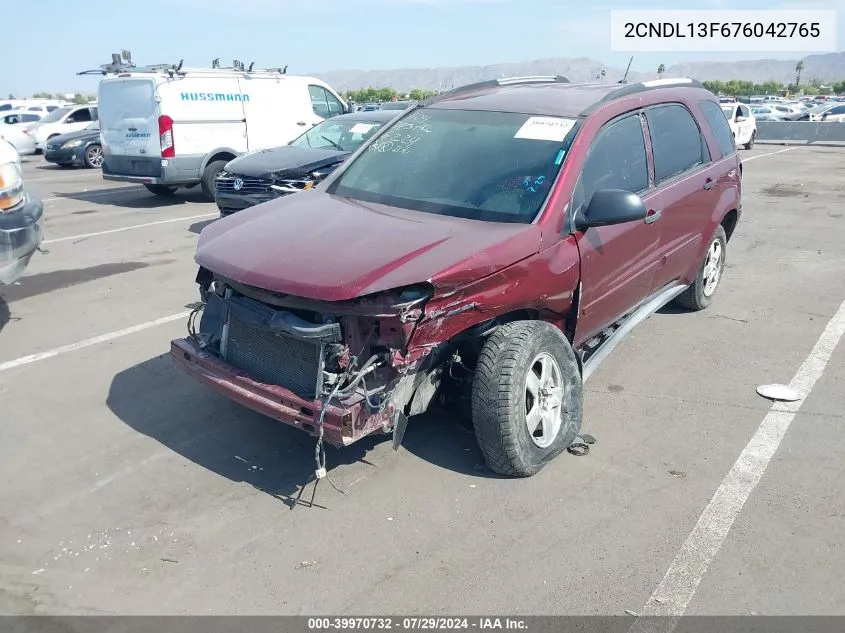 2CNDL13F676042765 2007 Chevrolet Equinox Ls