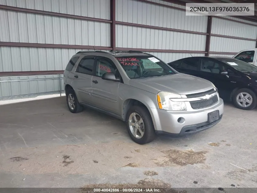 2007 Chevrolet Equinox Ls VIN: 2CNDL13F976036376 Lot: 40042886