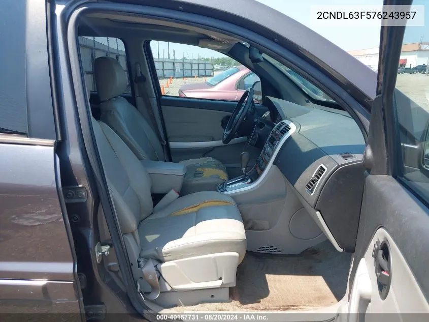 2CNDL63F576243957 2007 Chevrolet Equinox Lt