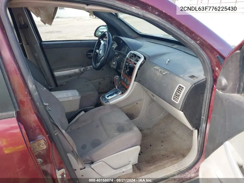 2CNDL63F776225430 2007 Chevrolet Equinox Lt