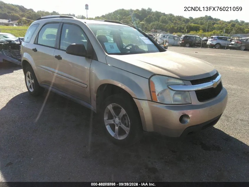 2CNDL13FX76021059 2007 Chevrolet Equinox Ls