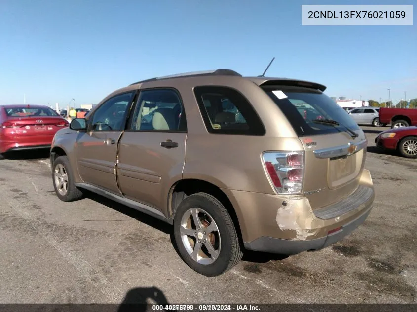 2CNDL13FX76021059 2007 Chevrolet Equinox Ls