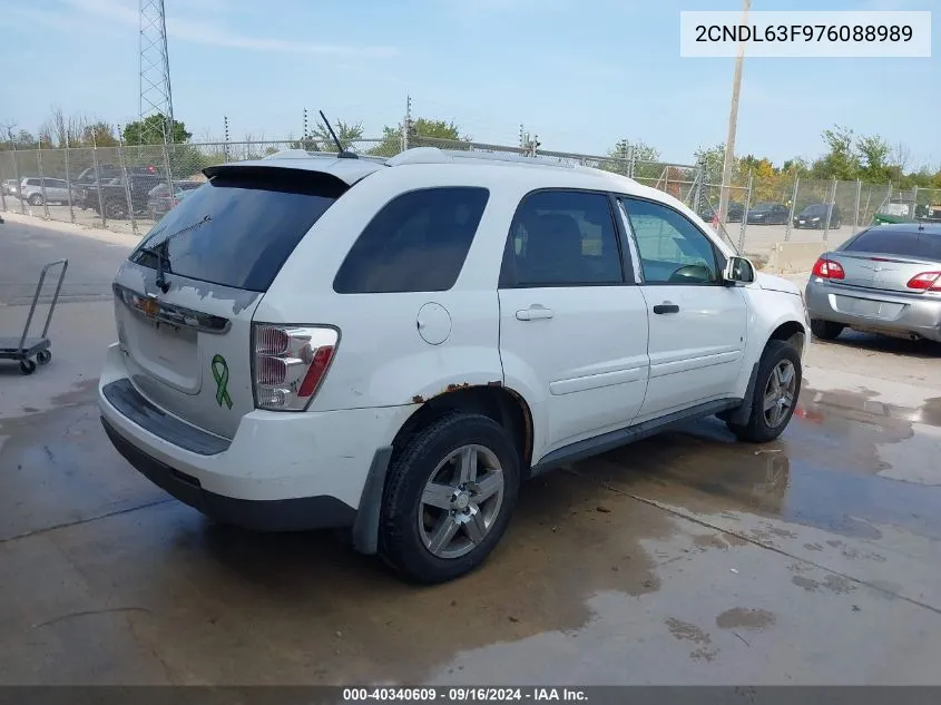 2CNDL63F976088989 2007 Chevrolet Equinox Lt