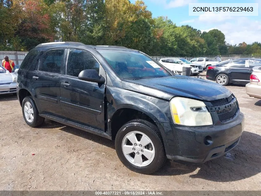 2007 Chevrolet Equinox Ls VIN: 2CNDL13F576229463 Lot: 40377221