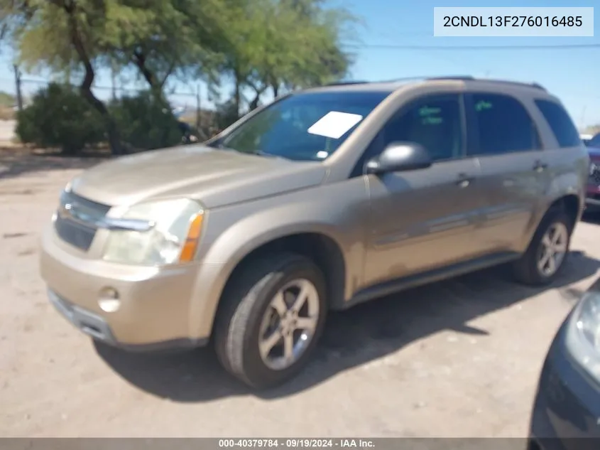 2007 Chevrolet Equinox Ls VIN: 2CNDL13F276016485 Lot: 40379784