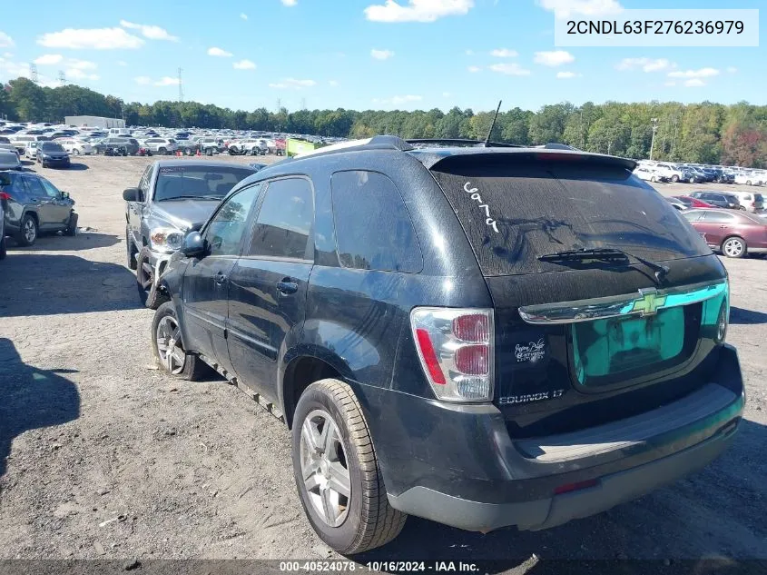 2CNDL63F276236979 2007 Chevrolet Equinox Lt