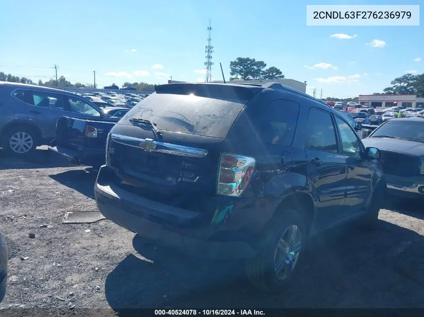 2CNDL63F276236979 2007 Chevrolet Equinox Lt