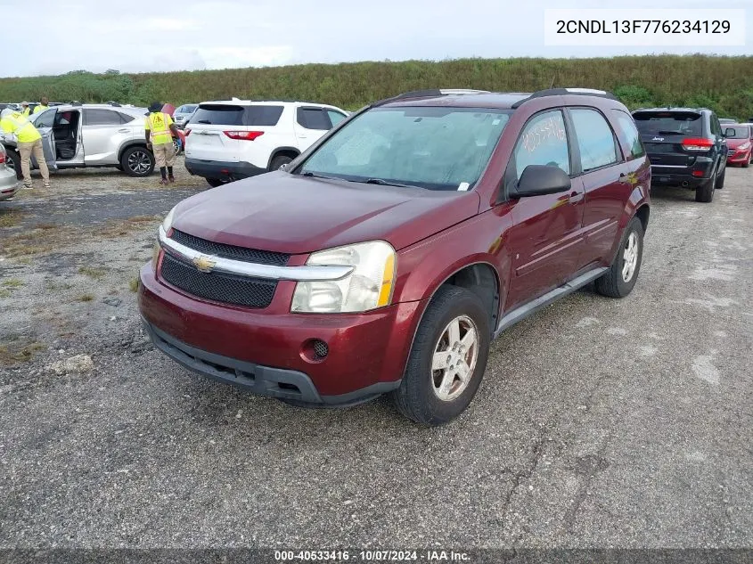 2CNDL13F776234129 2007 Chevrolet Equinox Ls