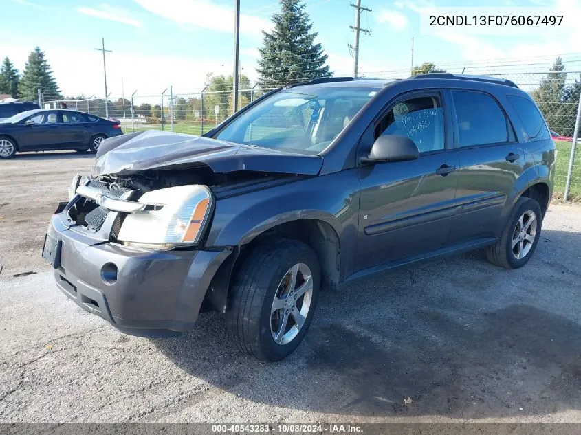 2CNDL13F076067497 2007 Chevrolet Equinox Ls