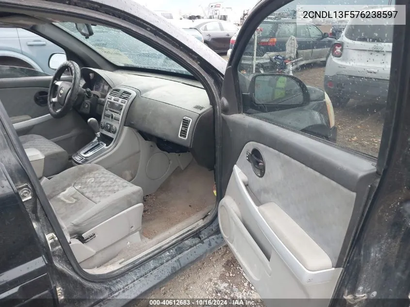 2007 Chevrolet Equinox Ls VIN: 2CNDL13F576238597 Lot: 40612683