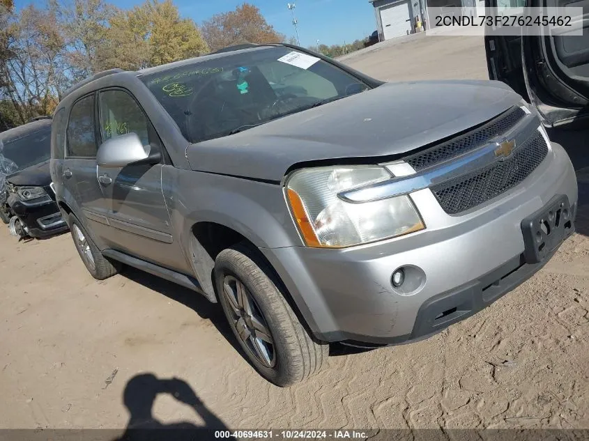 2007 Chevrolet Equinox Lt VIN: 2CNDL73F276245462 Lot: 40694631