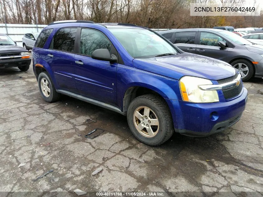 2CNDL13F276042469 2007 Chevrolet Equinox Ls