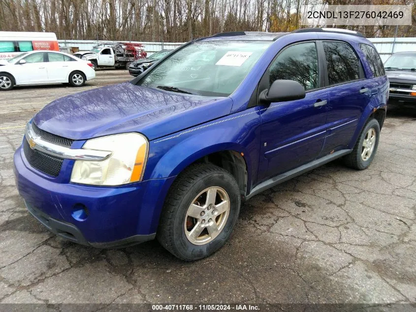 2CNDL13F276042469 2007 Chevrolet Equinox Ls