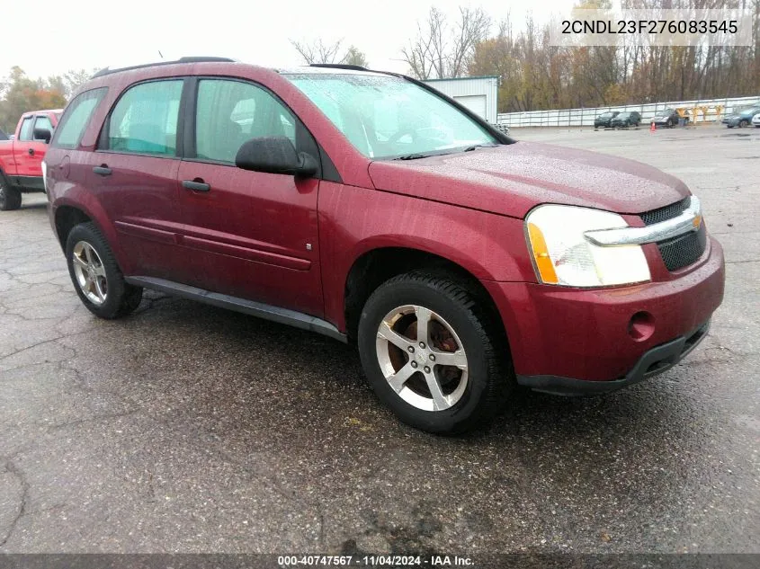 2CNDL23F276083545 2007 Chevrolet Equinox Ls