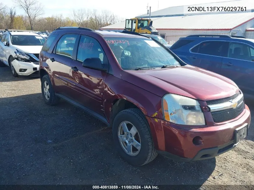 2007 Chevrolet Equinox Ls VIN: 2CNDL13FX76029761 Lot: 40813859