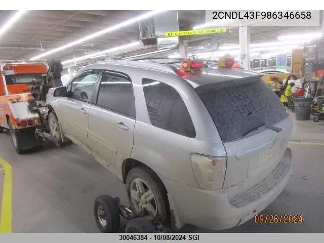 2CNDL43F986346658 2008 Chevrolet Equinox Lt