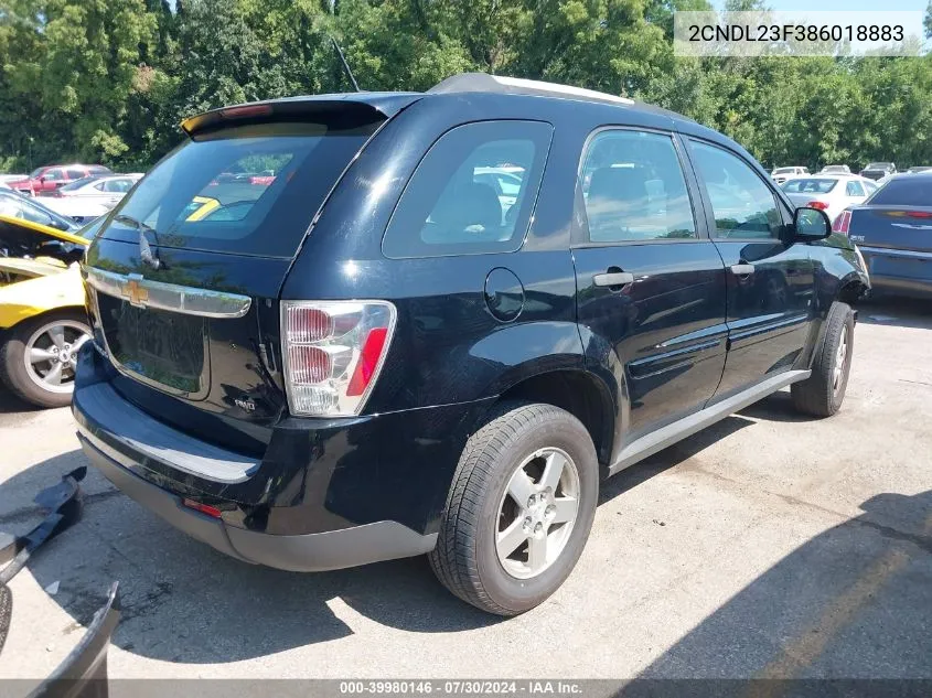 2CNDL23F386018883 2008 Chevrolet Equinox Ls