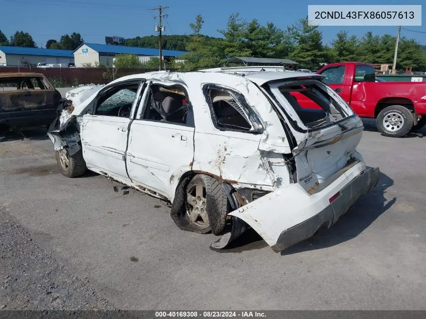 2CNDL43FX86057613 2008 Chevrolet Equinox Lt