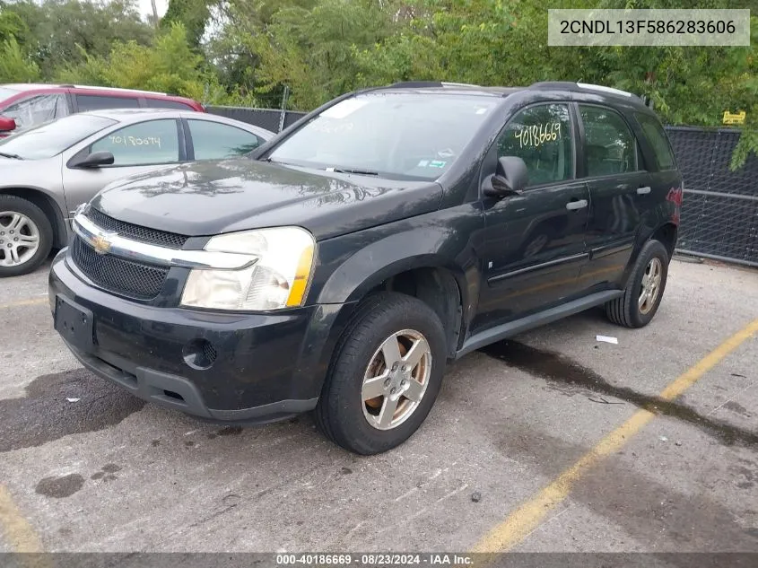 2CNDL13F586283606 2008 Chevrolet Equinox Ls