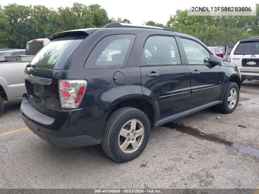 2CNDL13F586283606 2008 Chevrolet Equinox Ls