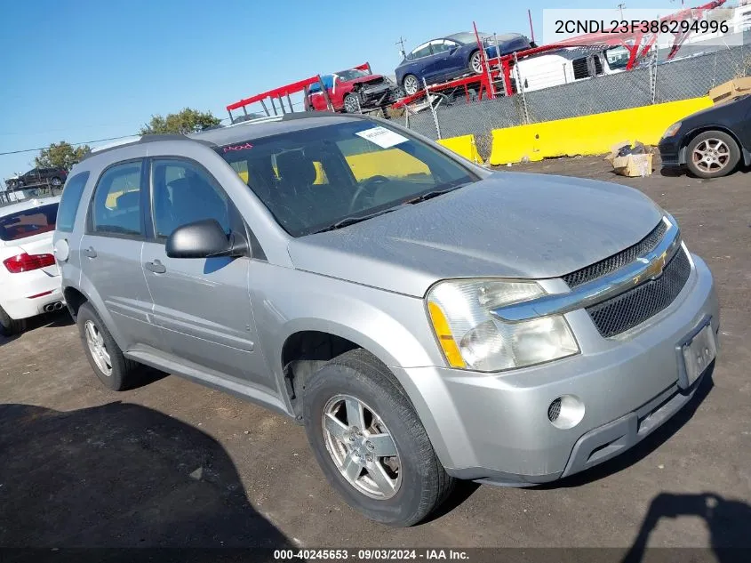 2CNDL23F386294996 2008 Chevrolet Equinox Ls