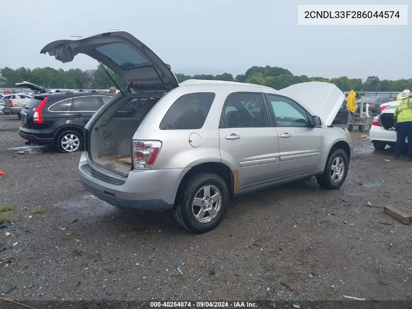 2CNDL33F286044574 2008 Chevrolet Equinox Lt