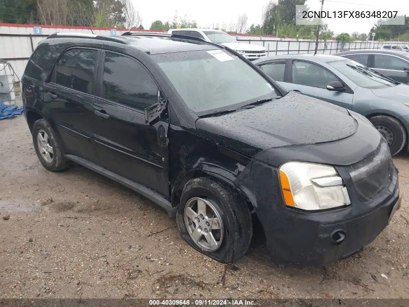 2CNDL13FX86348207 2008 Chevrolet Equinox Ls