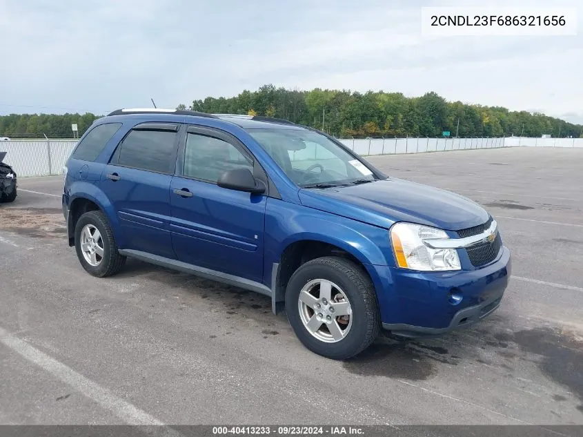 2008 Chevrolet Equinox Ls VIN: 2CNDL23F686321656 Lot: 40413233