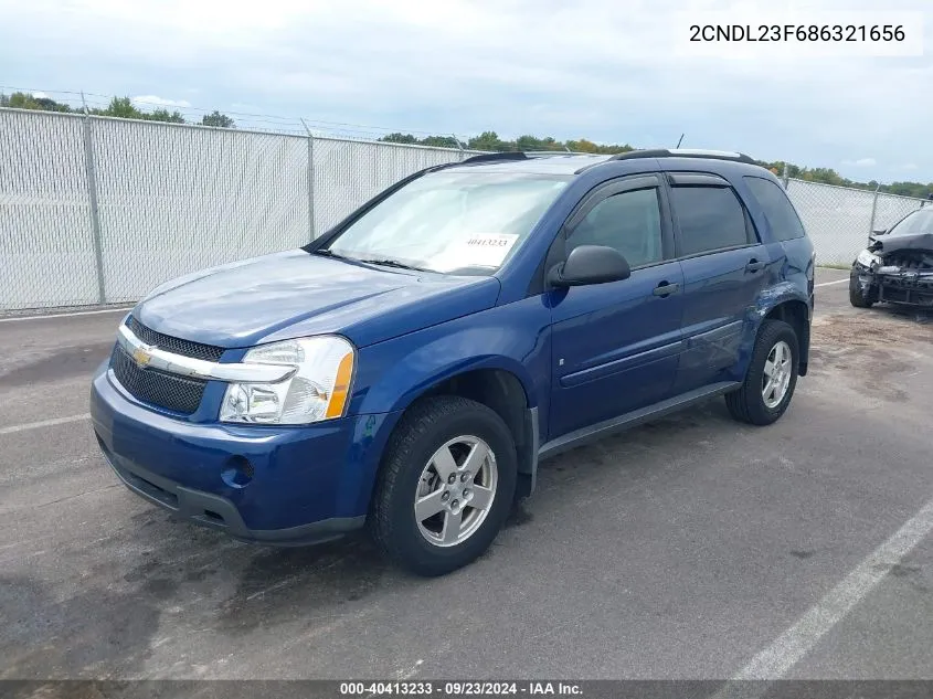 2008 Chevrolet Equinox Ls VIN: 2CNDL23F686321656 Lot: 40413233