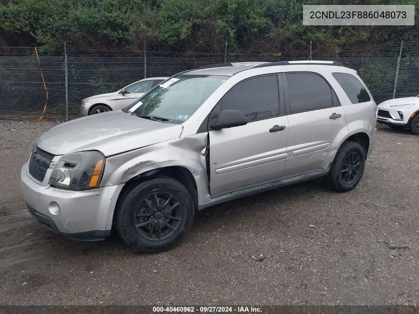 2008 Chevrolet Equinox Ls VIN: 2CNDL23F886048073 Lot: 40460962