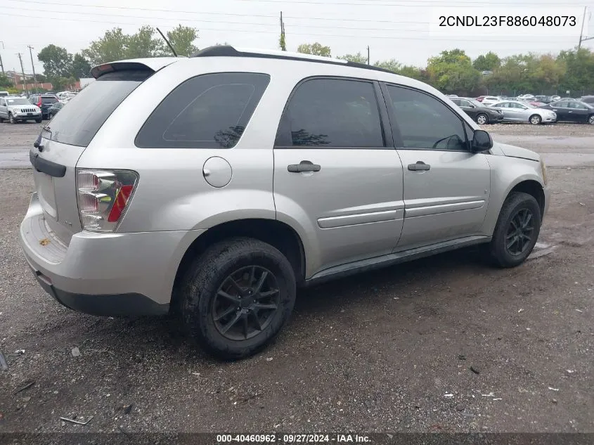 2CNDL23F886048073 2008 Chevrolet Equinox Ls