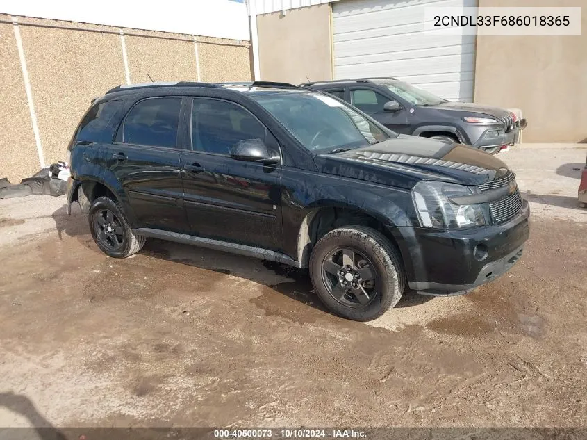 2CNDL33F686018365 2008 Chevrolet Equinox Lt