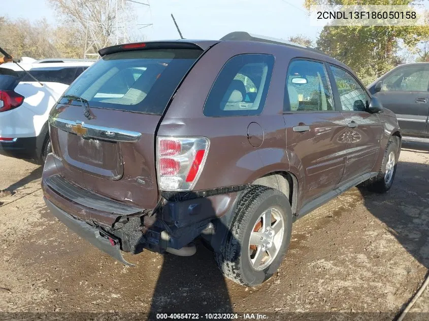 2CNDL13F186050158 2008 Chevrolet Equinox Ls