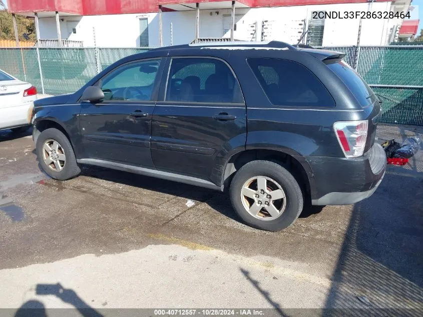 2008 Chevrolet Equinox Lt VIN: 2CNDL33F286328464 Lot: 40712557