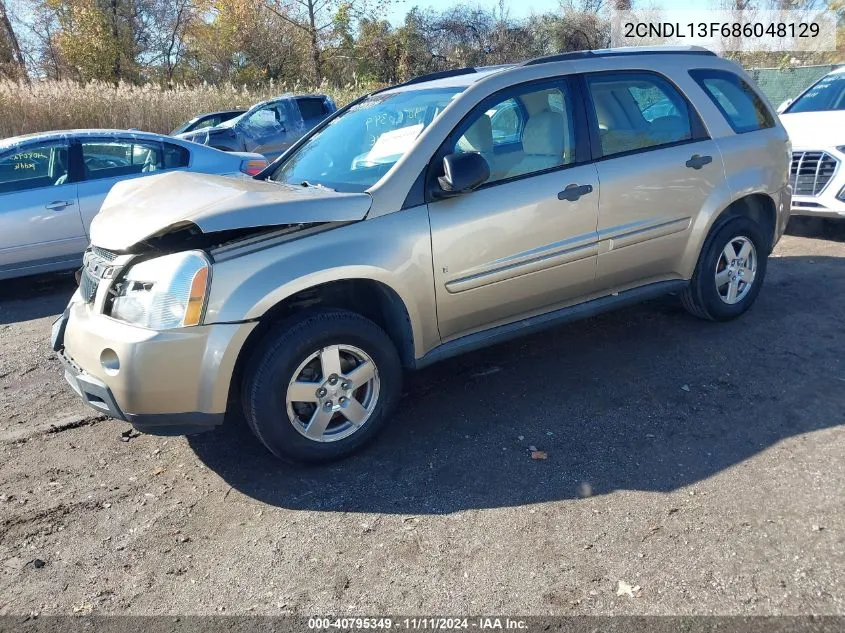 2008 Chevrolet Equinox Ls VIN: 2CNDL13F686048129 Lot: 40795349