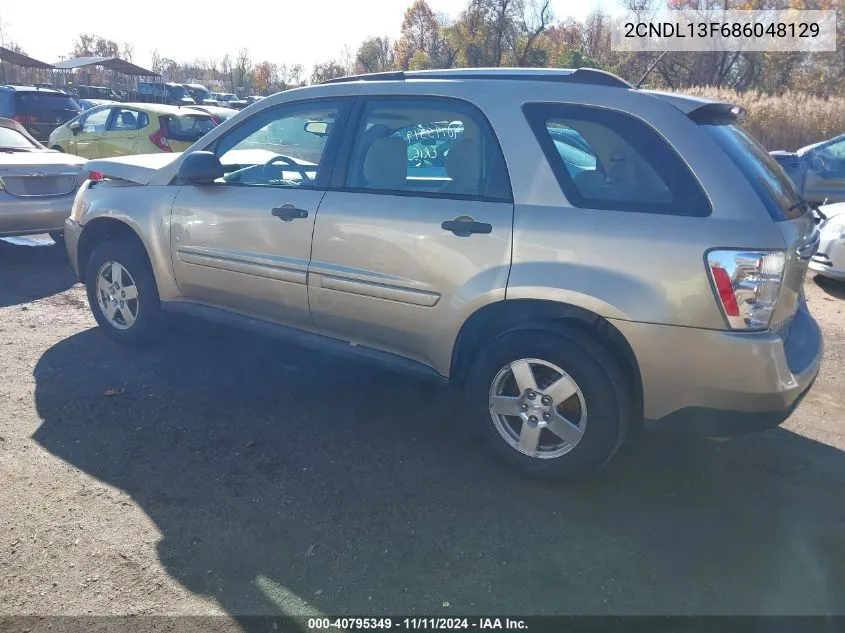 2008 Chevrolet Equinox Ls VIN: 2CNDL13F686048129 Lot: 40795349