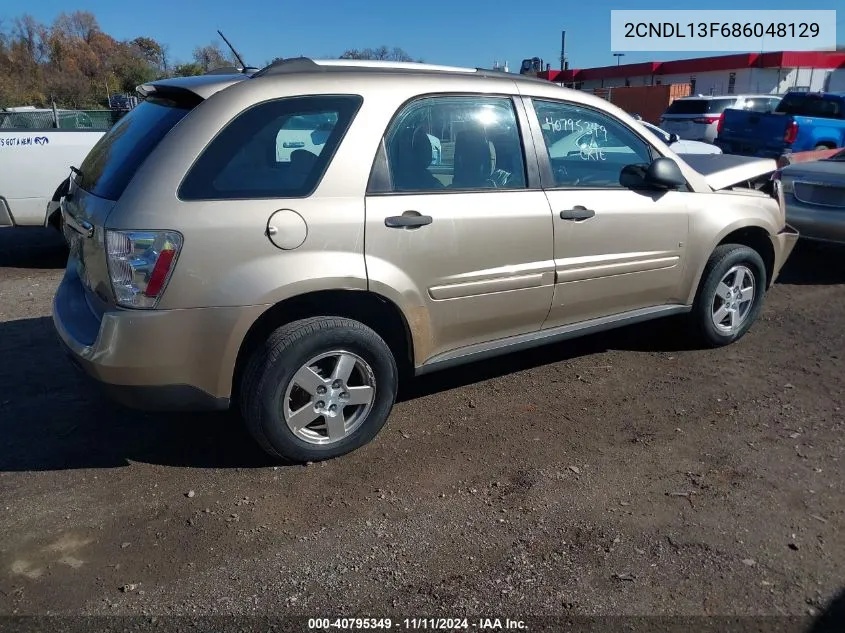 2008 Chevrolet Equinox Ls VIN: 2CNDL13F686048129 Lot: 40795349