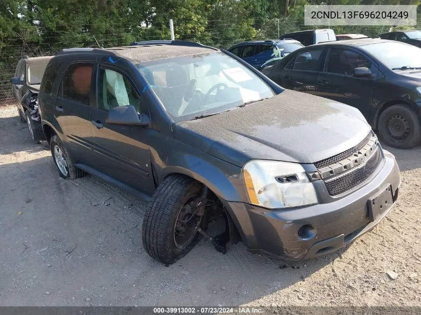 2009 Chevrolet Equinox Ls VIN: 2CNDL13F696204249 Lot: 39913002