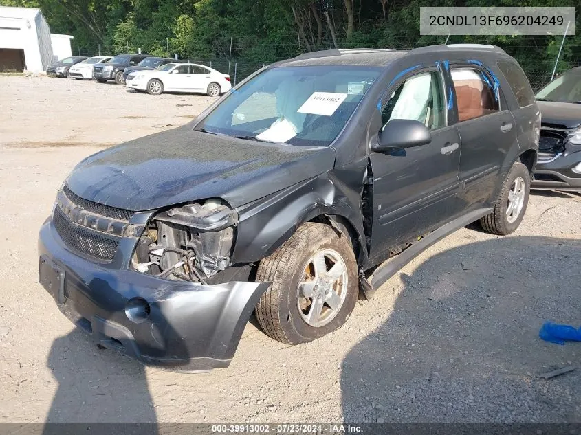 2009 Chevrolet Equinox Ls VIN: 2CNDL13F696204249 Lot: 39913002