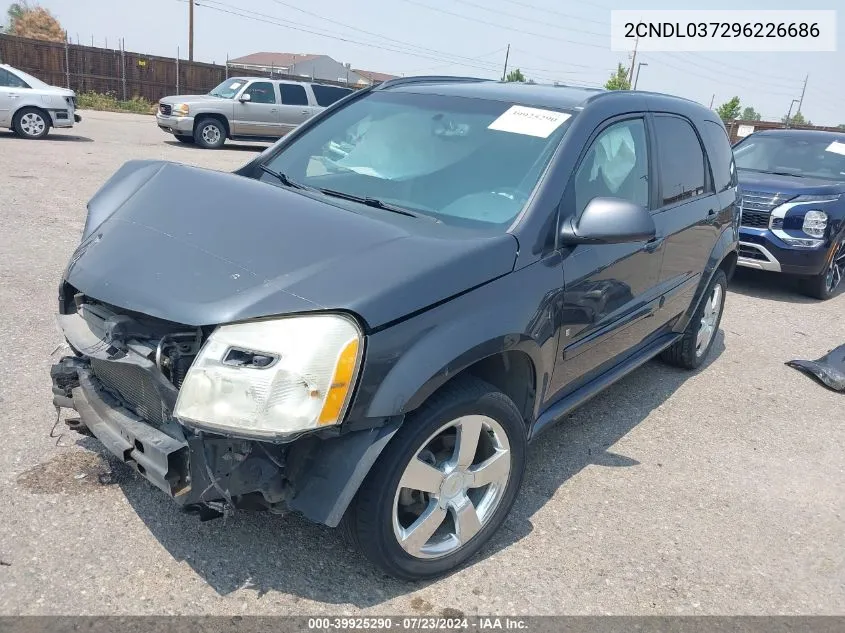 2009 Chevrolet Equinox Sport VIN: 2CNDL037296226686 Lot: 39925290