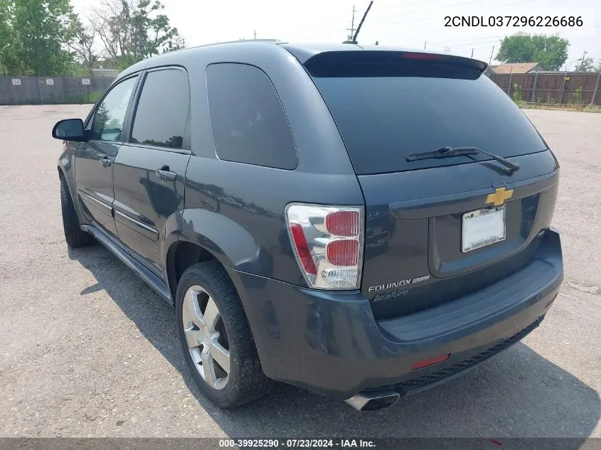 2009 Chevrolet Equinox Sport VIN: 2CNDL037296226686 Lot: 39925290