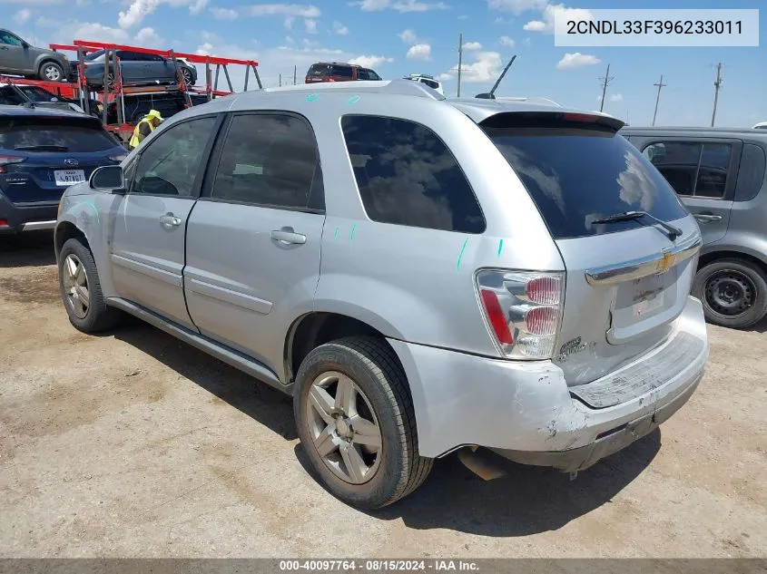 2009 Chevrolet Equinox Lt VIN: 2CNDL33F396233011 Lot: 40097764