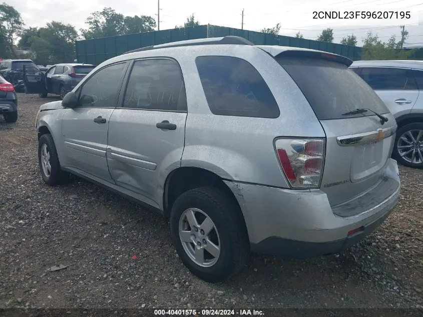 2CNDL23F596207195 2009 Chevrolet Equinox Ls