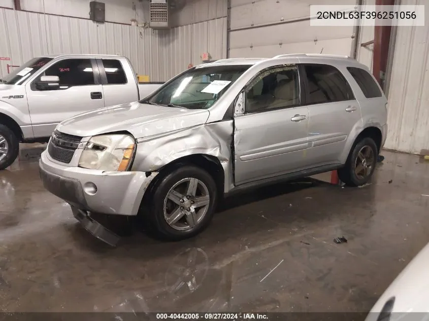 2009 Chevrolet Equinox Lt VIN: 2CNDL63F396251056 Lot: 40442005