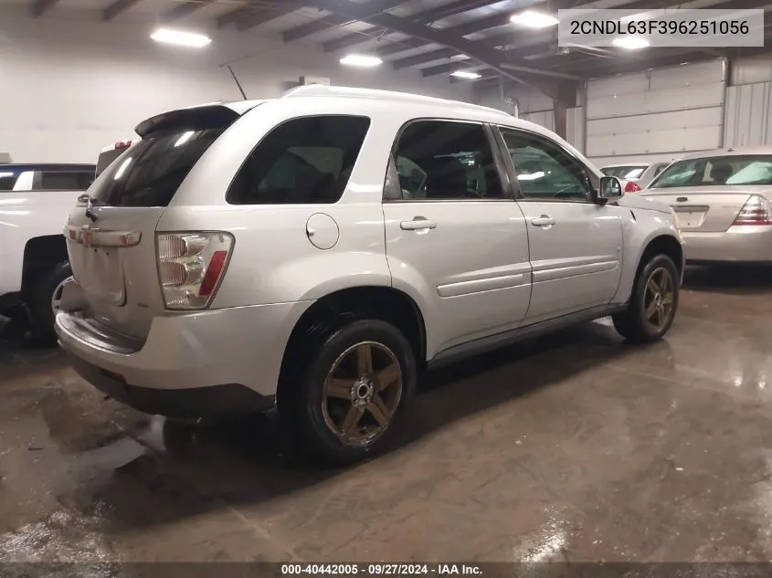 2009 Chevrolet Equinox Lt VIN: 2CNDL63F396251056 Lot: 40442005