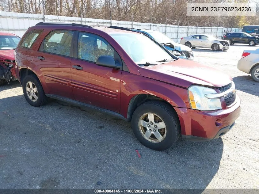 2009 Chevrolet Equinox Ls VIN: 2CNDL23F796234236 Lot: 40804145