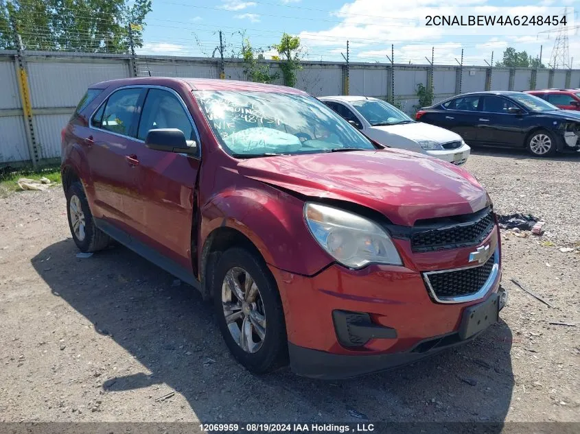 2CNALBEW4A6248454 2010 Chevrolet Equinox